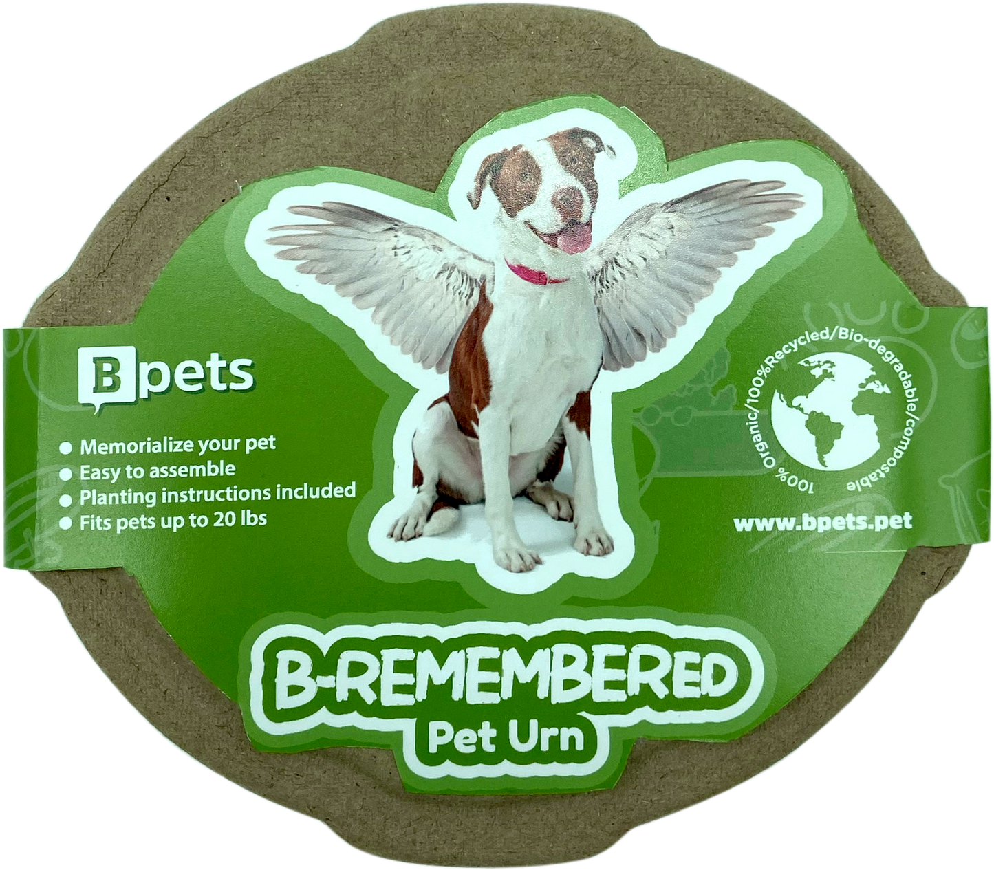 B Remembered - Plantable Pet Urn-Pet's Choice Supply