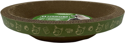 B Scratcher - Kitty Funny Round Scratcher-Pet's Choice Supply