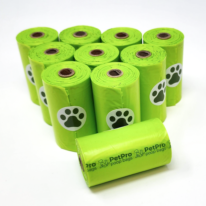 PetPro Poop Bags Biodegradable, Ultra Durable,Eco-Friendly