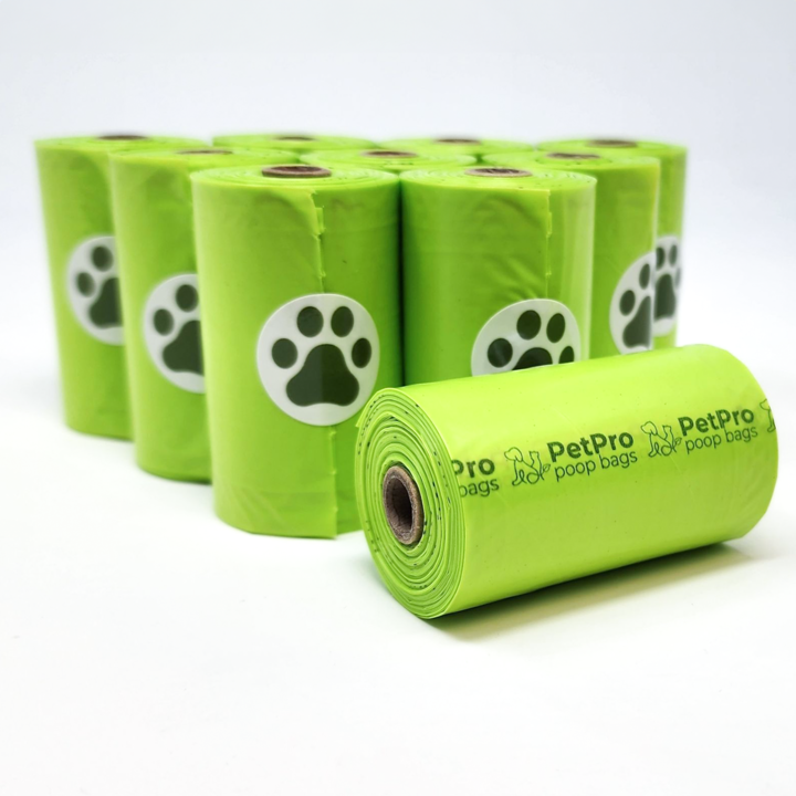 PetPro Poop Bags Biodegradable, Ultra Durable,Eco-Friendly